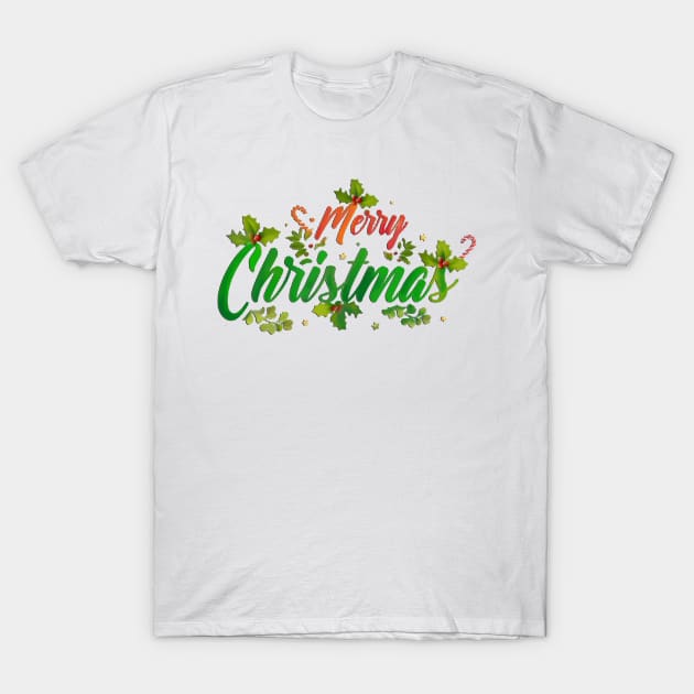 Merry Christmas T-Shirt by  Chirido_Bin